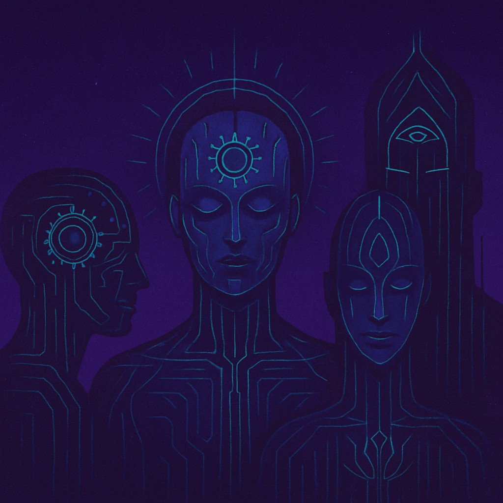 Audio section featuring neural simulations and spoken stories